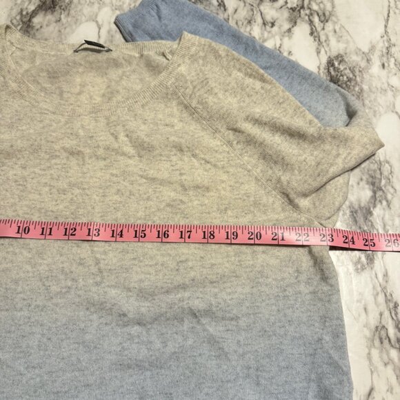 VINCE Ombre Cashmere Blend Dip Dye Sweater M - Picture 6 of 7